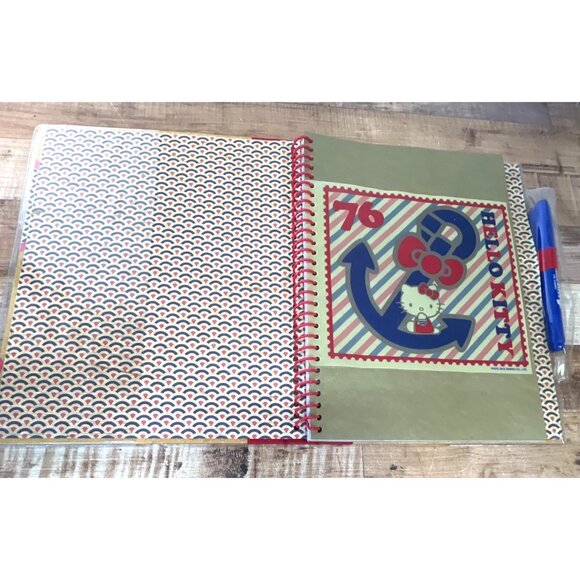 Hello Kitty Travel Journal With Pen Bilingual Scrapbook 40 Sheets - Picture 4 of 12